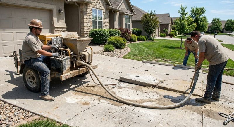 Sunken Driveway Lifting Service